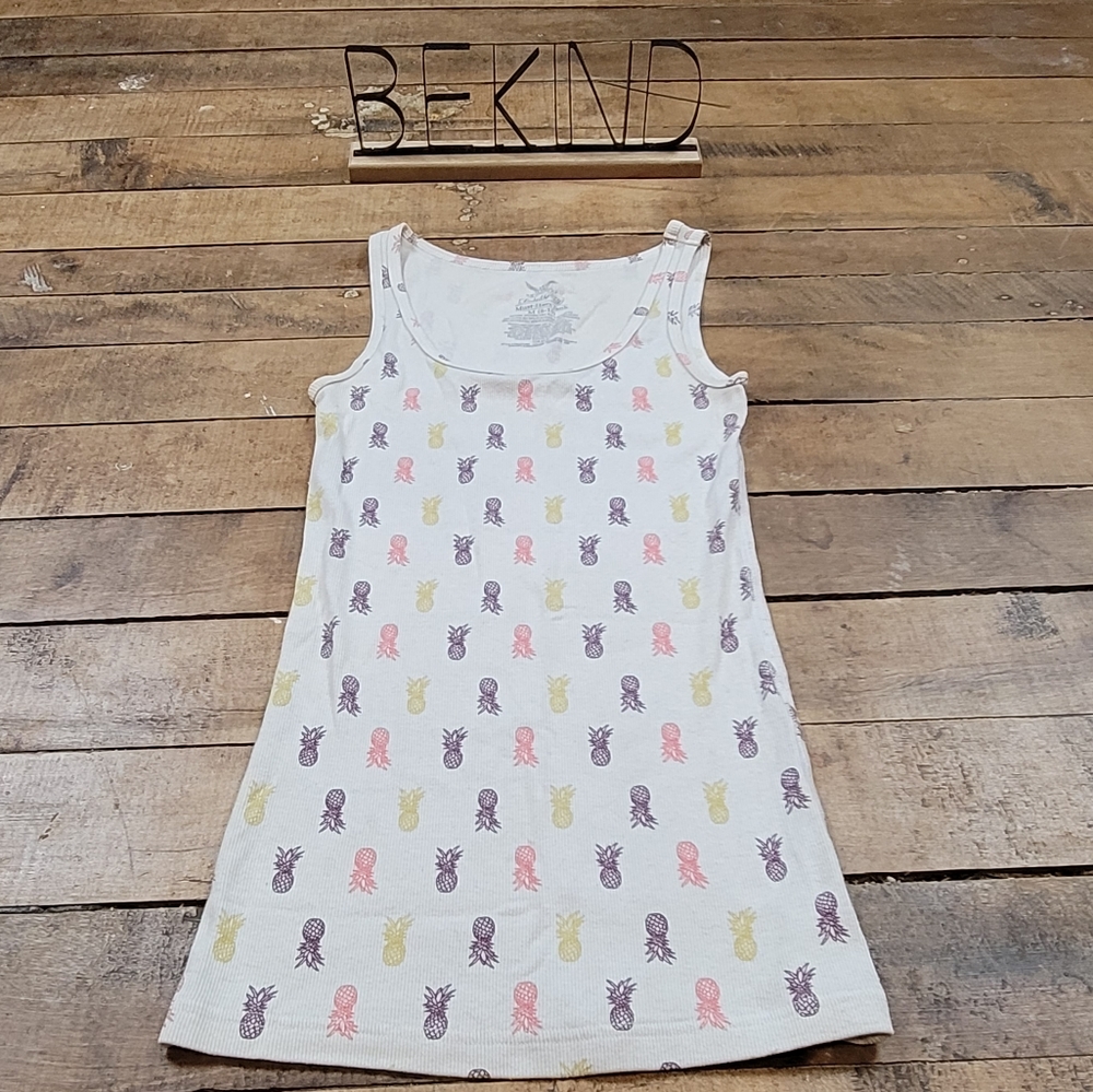 Faded Glory pineapple tank top - Picture 7 of 7